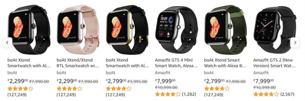 Alexa built-in smartwatches at paisavasooldeal