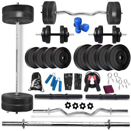 Bodyfit weight lifting rod with plates