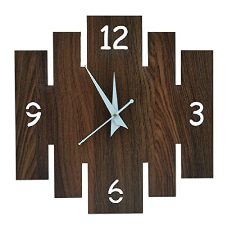 HANDCRAFTSZILLA Wooden Wall Clock