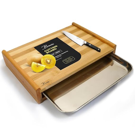 Bmado Bamboo Wooden Cutting Board